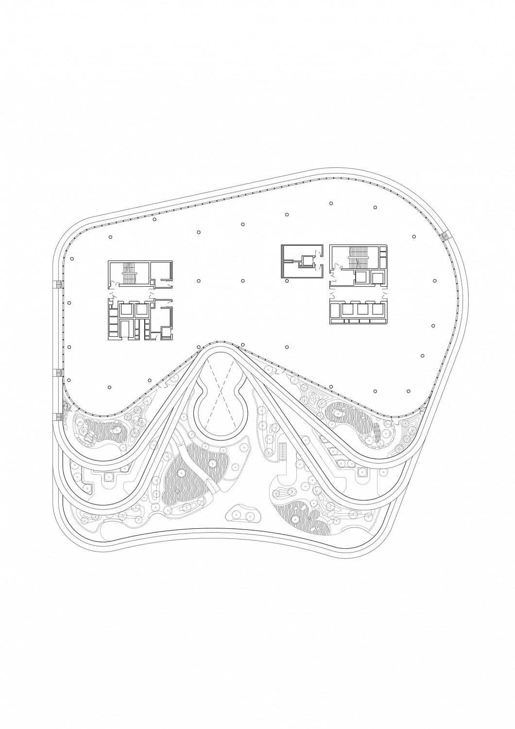 Компания Eric Parry Architects построила «каскад садовых террас» в  офисном здании в Сингапуре